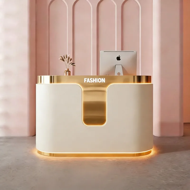 Office Furniture Store - 북유럽 럭셔리 뷰티 살롱 리셉션 카운터