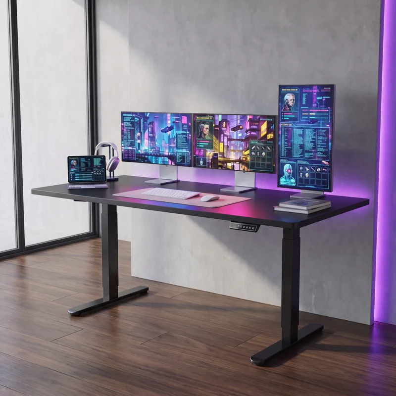 Office Furniture Solutions - 전동 높이 조절 스탠딩 데스크, 4개