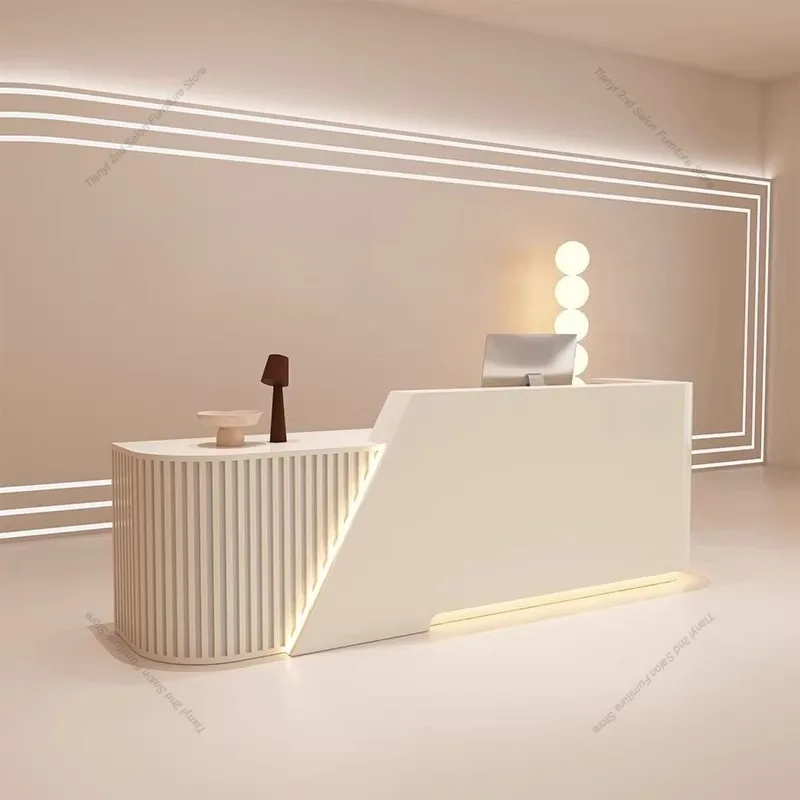 Office Furniture Store - 북유럽 뷰티 살롱 계산대 현대적이고 심플한