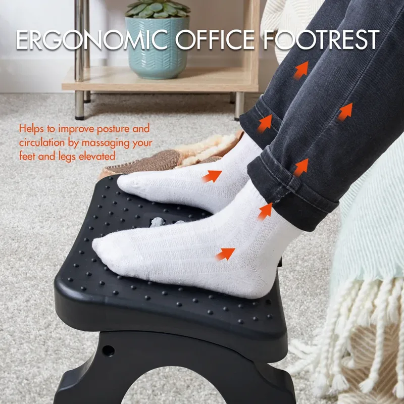 Office Furniture For Sale - 인체공학적 책상 밑 발받침대 마사지 롤러