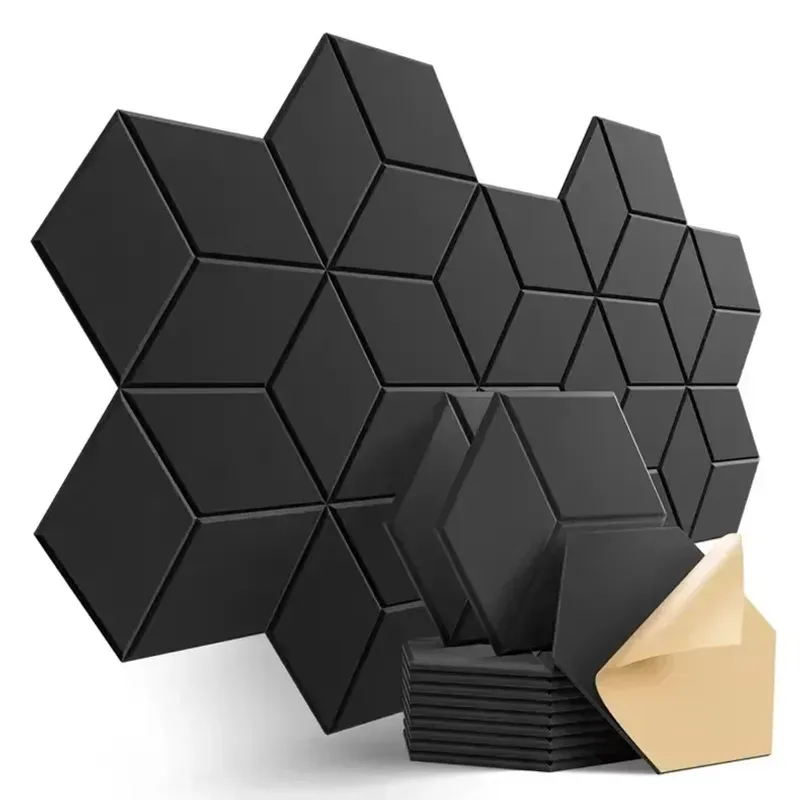 Office Furniture Solutions - 12 Pcs 자체 접착식 육각형 방음