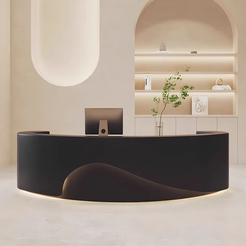 Office Furniture Used For Sale - &c 블랙 컬러 가구 사무실 카운터