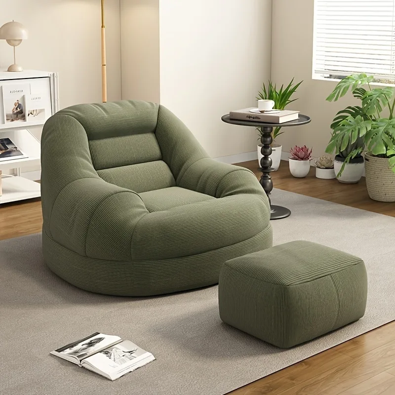 Office Furniture For Sale - 편안한 다다미 소파와 발받침, 싱글 의자