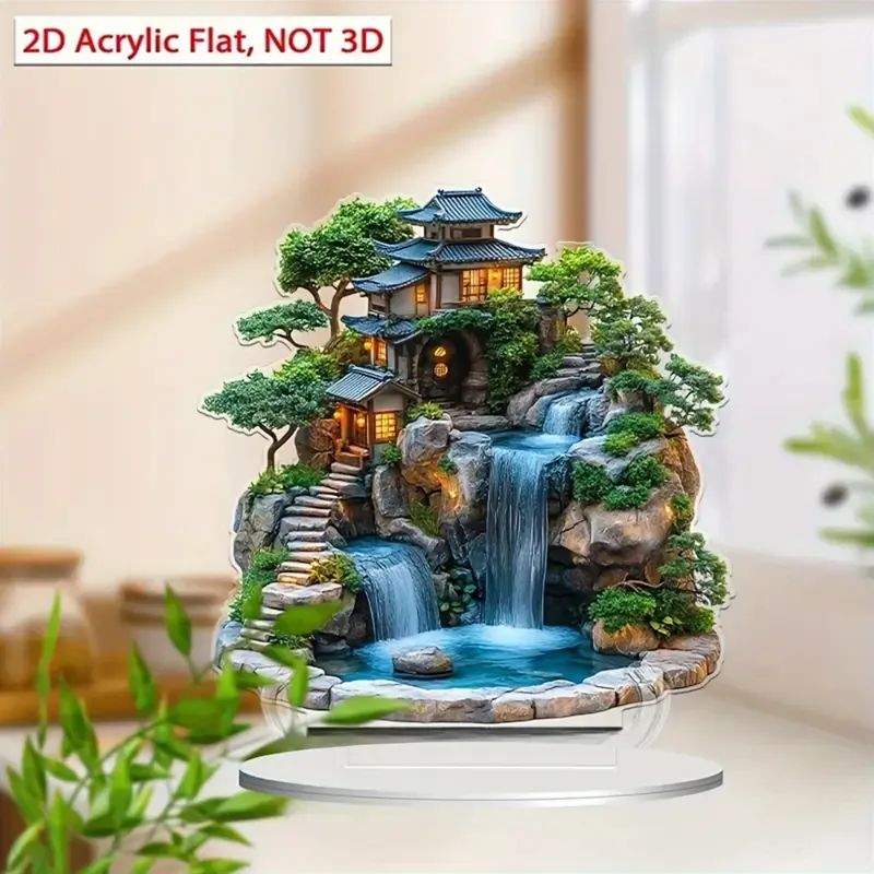 Office Furniture At Home - 2D 플랫, 1개 보헤미안 일본식 정원