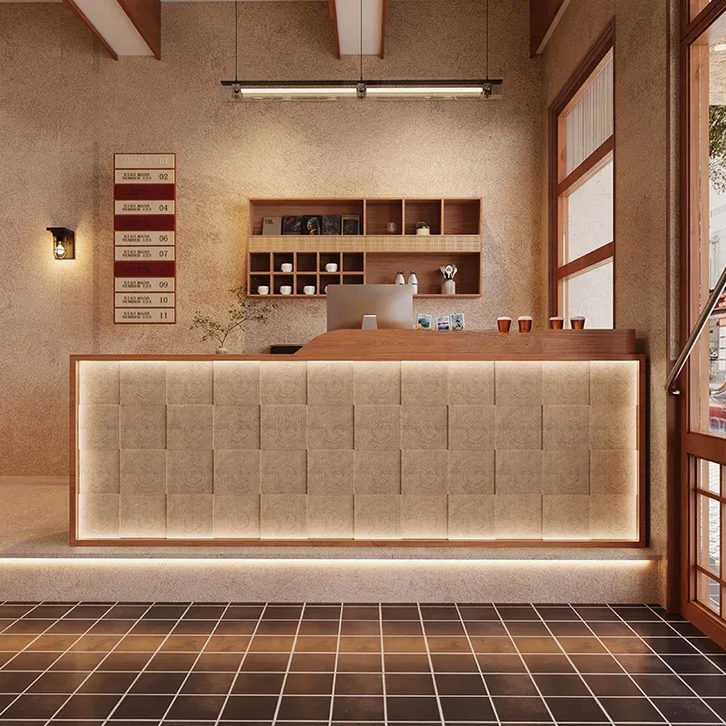 Office Furniture Store - 이탈리아 스타일 다기능 리셉션 데스크 심플리시티