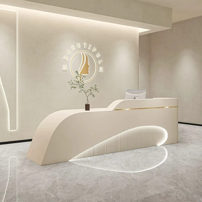 Office Furniture Store - 북유럽 고급 뷰티 살롱 리셉션 데스크