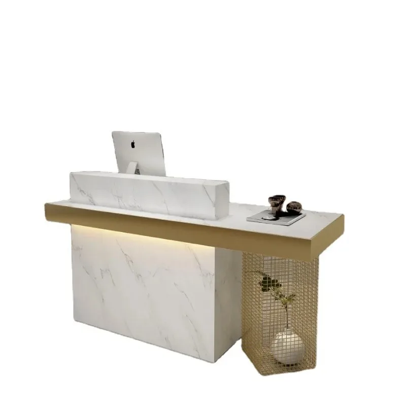 Office Furniture Used For Sale - 핫세일 모던 저렴한 중고 화이트 리셉션