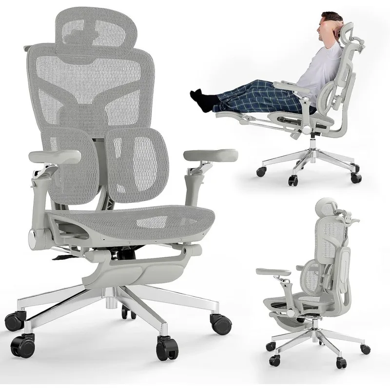 Office Furniture Zone - 발 받침대와 요추 지지대가 있는 인체공학적