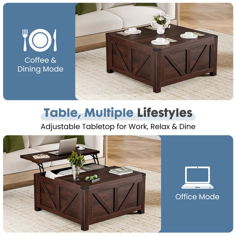 JHK 35.6인치 리프트탑 커피 테이블 (충전 스테이 - Office Furniture For Sale 리뷰 및 가격