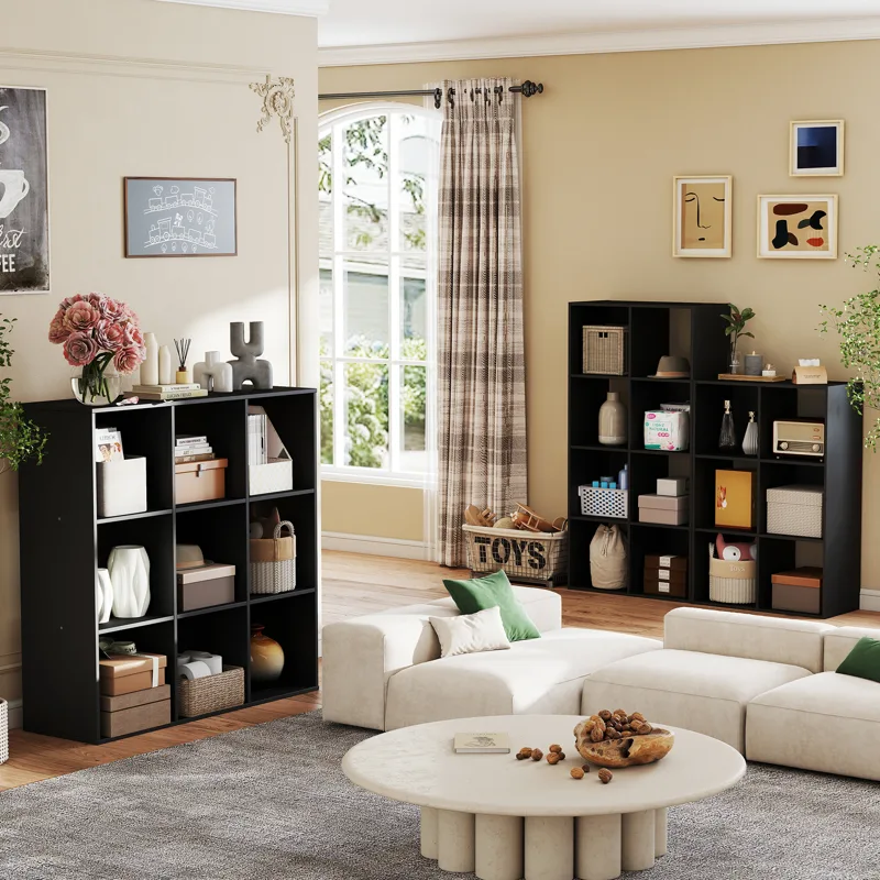 JHK 9칸 큐브 수납 정리함 원목 선반 책장 오픈 책 - Office Furniture For Sale 리뷰 및 가격