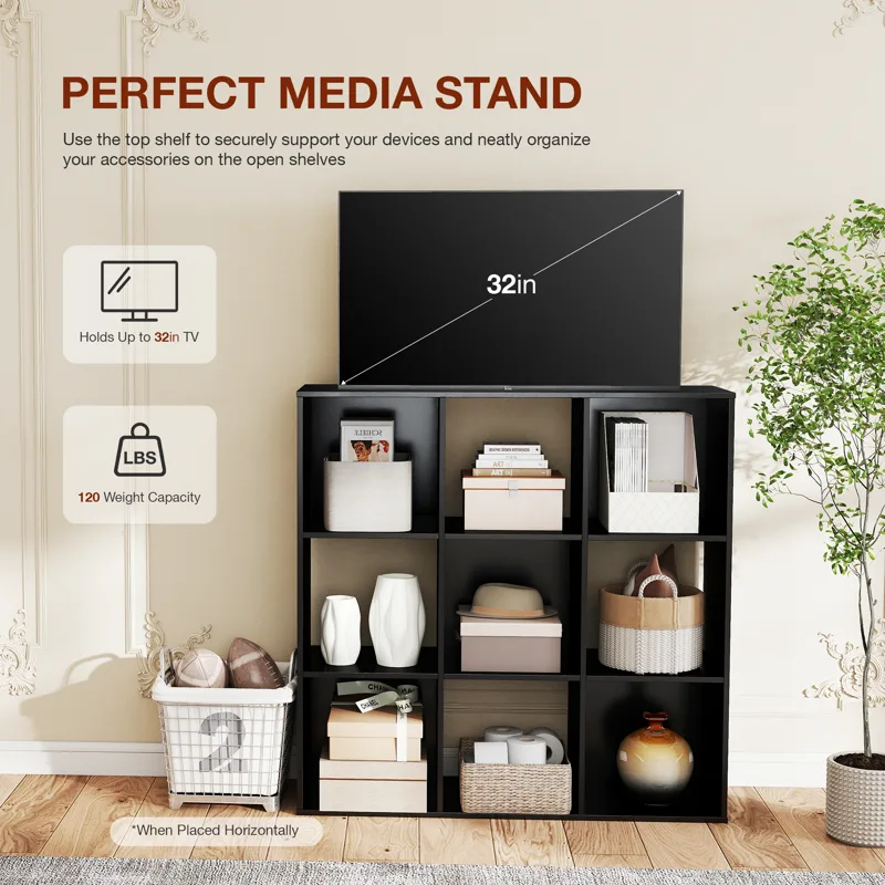 JHK 9칸 큐브 수납 정리함 원목 선반 책장 오픈 책 - Office Furniture For Sale 리뷰 및 가격