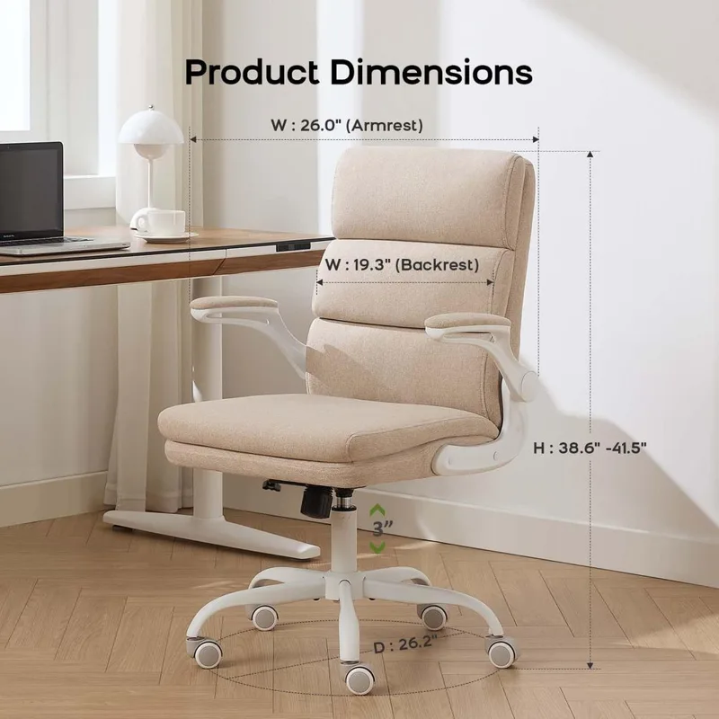 소형 책상 의자, Comy Oice 의자, 리프업 암체 - Office Furniture Zone 리뷰 및 가격