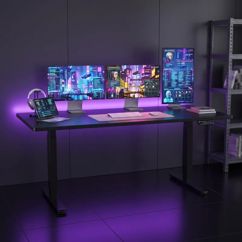 전동 높이 조절 스탠딩 데스크, 4개 메모리 높이 설정 - Office Furniture Solutions 리뷰 및 가격