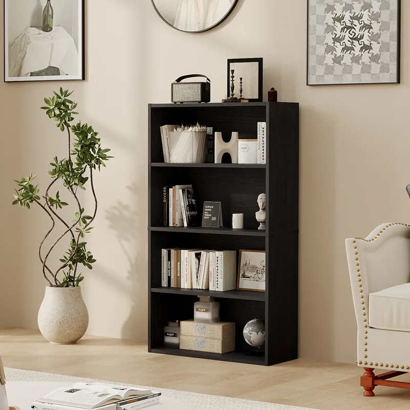 JHK 3-4단 원목 책장, 거실 및 홈 오피스용 높이 - Office Furniture For Sale 리뷰 및 가격