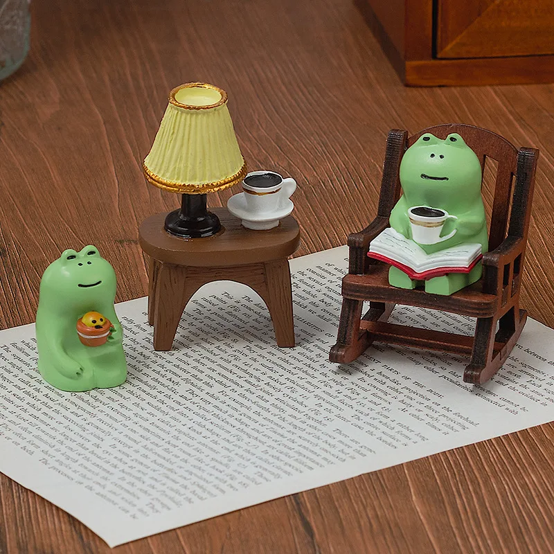 귀여운 힐링 소형 장식품 귀여운 미니 개구리 레진 피규 - Office Furniture At Home 리뷰 및 가격