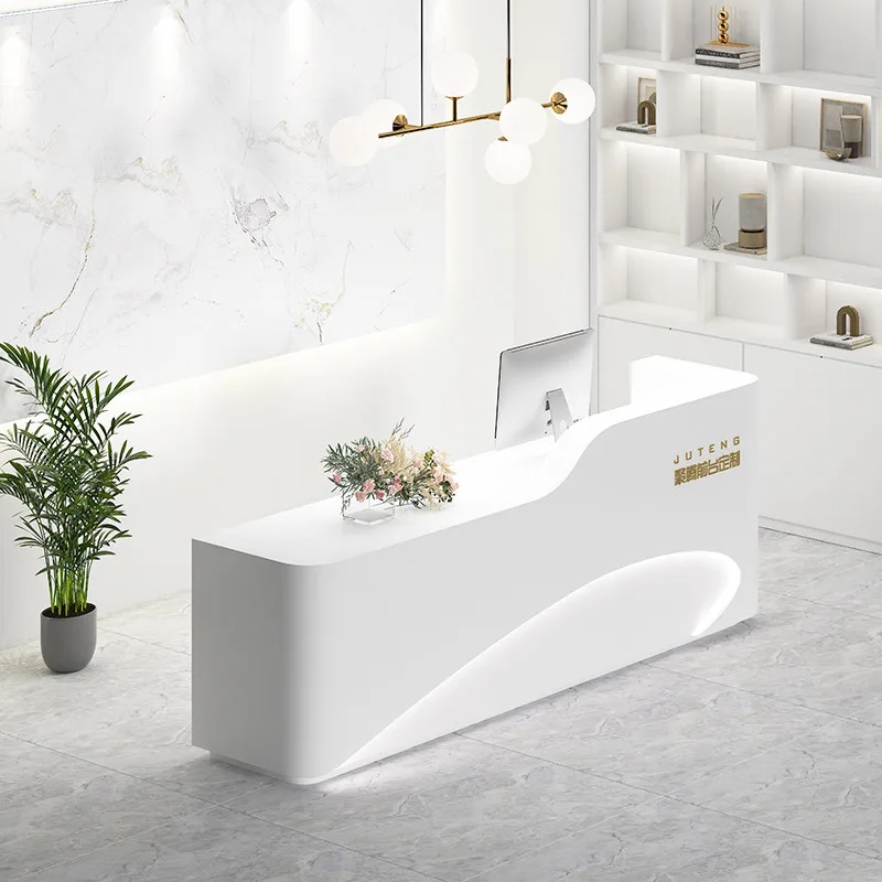 현대적인 미니멀리스트 의류 매장 바 카운터 북유럽풍 창 - Office Furniture Store 리뷰 및 가격