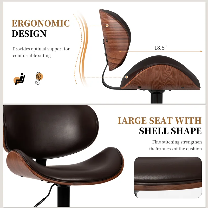 JHK 인체공학적 회전 조절식 카운터 높이 사무용 컴퓨 - Office Furniture Solutions 리뷰 및 가격