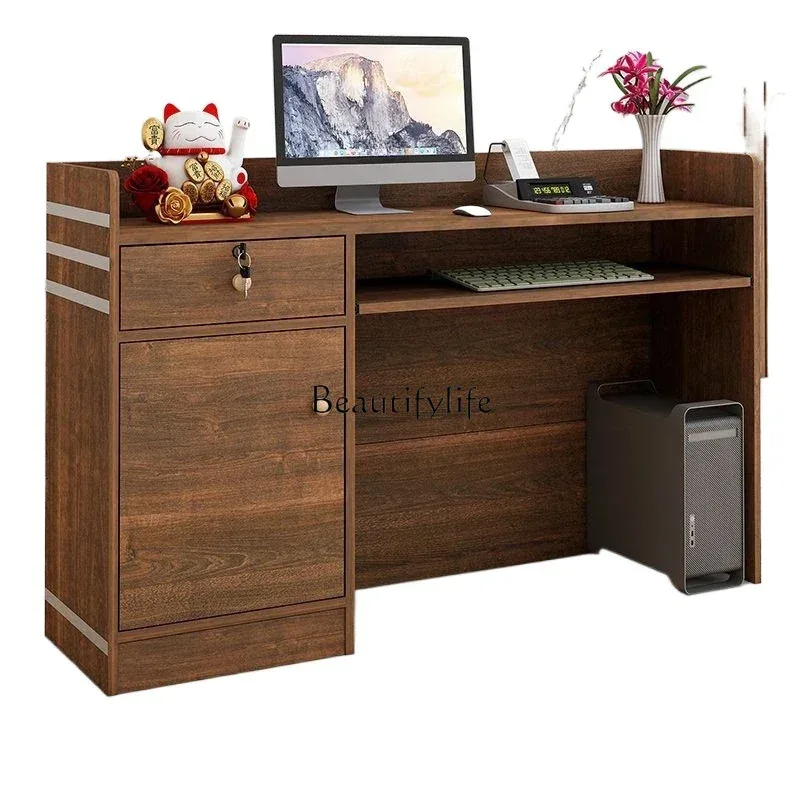프론트 데스크 매장 소형 접수대 심플 모던 슈퍼마켓 서 - Office Furniture Store 리뷰 및 가격