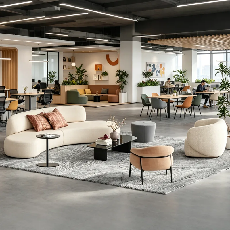 맞춤형 모듈식 곡선형 사무실 소파 리셉션 로비 대기 공 - Office Furniture Solutions 리뷰 및 가격