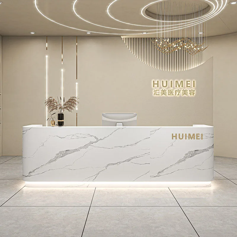 모던 미니멀리스트 뷰티 살롱 계산대 모던 디자인 의류  - Office Furniture Store 리뷰 및 가격