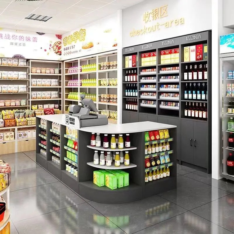 슈퍼마켓 편의점 계산대 담배 및 와인 진열장 결합 매장 - Office Furniture Store 리뷰 및 가격