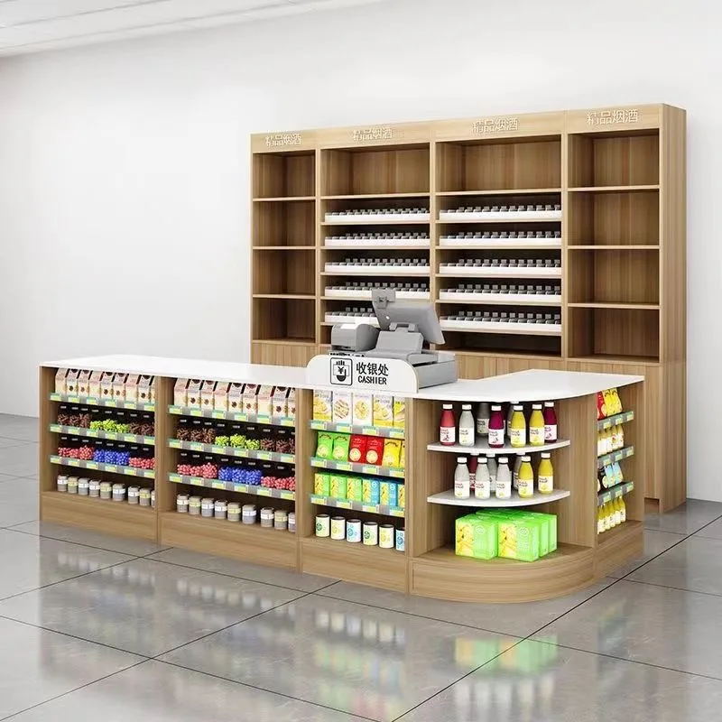 슈퍼마켓 편의점 계산대 담배 및 와인 진열장 결합 매장 - Office Furniture Store 리뷰 및 가격