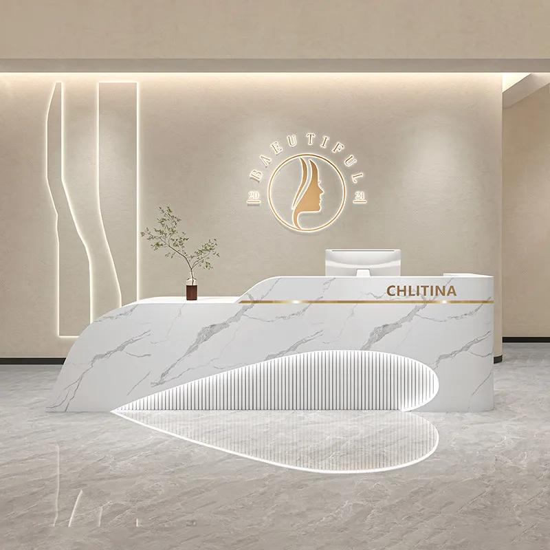 북유럽 고급 뷰티 살롱 리셉션 데스크 현대 미술 댄스  - Office Furniture Store 리뷰 및 가격