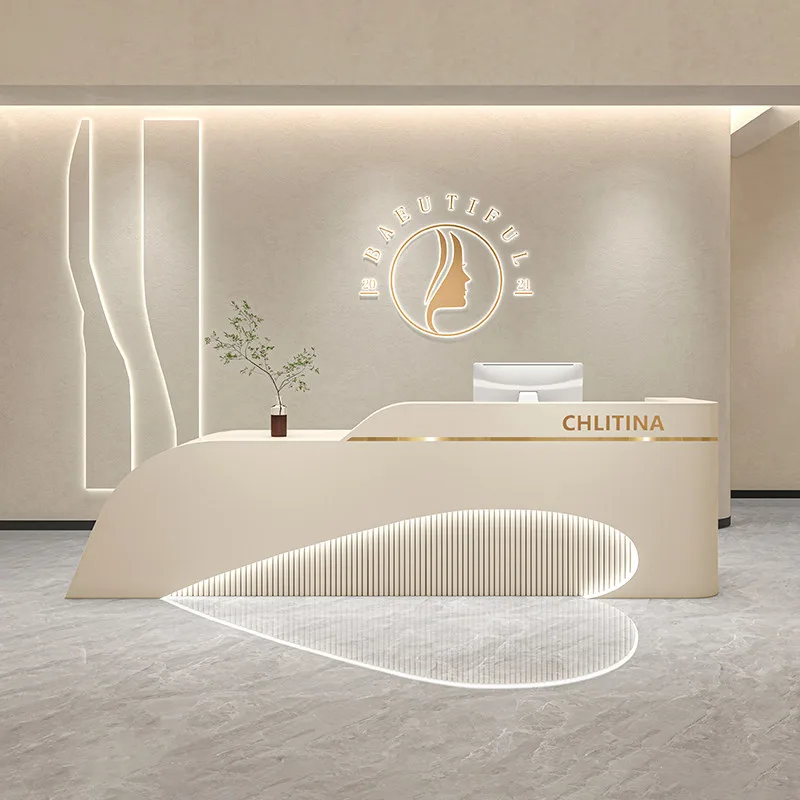 북유럽 고급 뷰티 살롱 리셉션 데스크 현대 미술 댄스  - Office Furniture Store 리뷰 및 가격