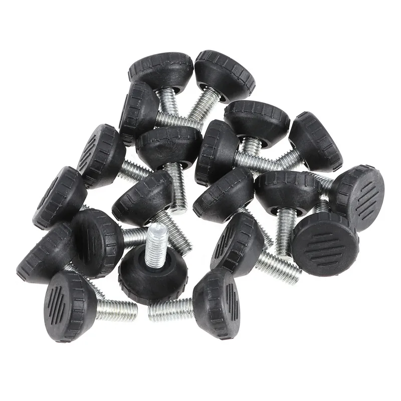 20Pcs 가구 발 높이 조절 가능 레벨러 블랙 M8x - Office Furniture At Home 리뷰 및 가격