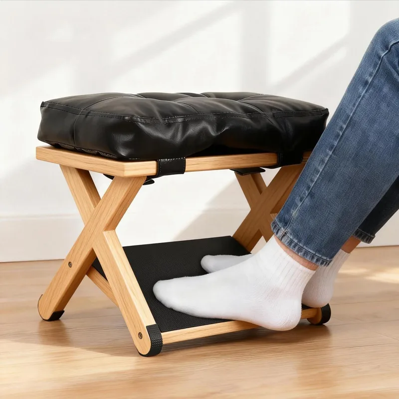 책상 아래 발 받침대 나무 이중층 미끄럼 방지 인체공학 - Office Furniture For Sale 리뷰 및 가격