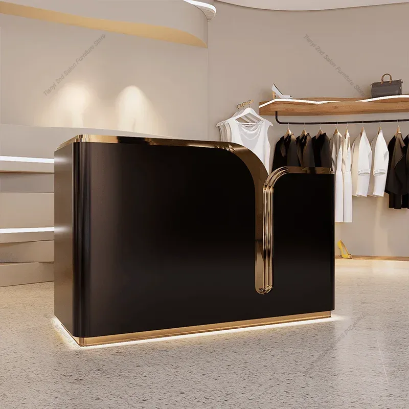 이탈리아 스타일 뷰티 살롱 리셉션 데스크 심플하고 고급 - Office Furniture Store 리뷰 및 가격